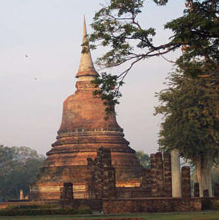 Stupa im Khmer-Stil