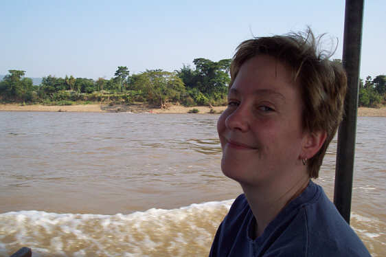 Uta auf dem Mekong